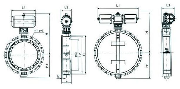 家氣動快速切斷蝶閥