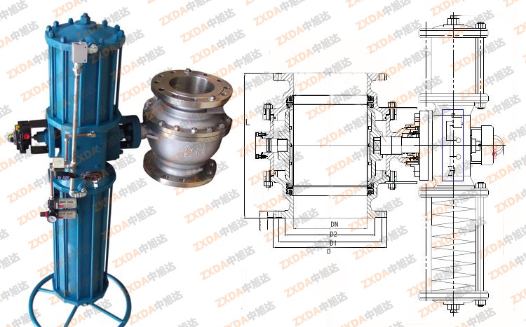 氣動快速切斷球閥